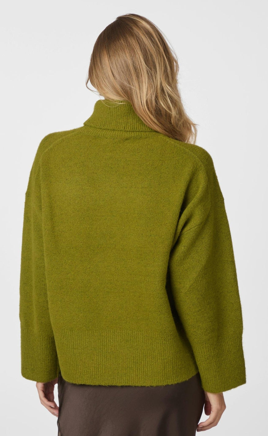 Neo Noir Genser - Naline - Sage Green